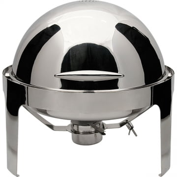 Chafing dish rotund LUX roll-top 180 grade